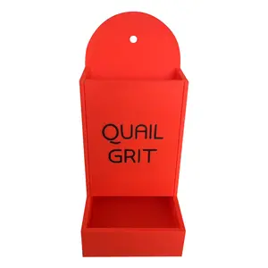 Chicken Oyster Shell Feeder and Grit Feeder Gravity-Fed Design Hanging Poultry Feeder No Waste Automatic Chicken Feeder Precise Nutrition Chicken Coop Accessories