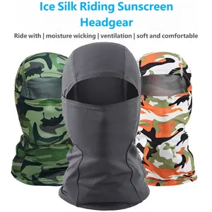 2026 Cycling Balaclava & Face Mask — Dustproof, Windproof, and Sun-Protective — Ice Silk Headwear, Neck Gaiter, and Fishing Mask for Men