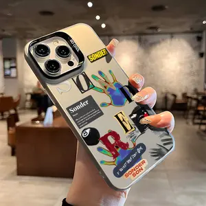 Sonder Poster Aesthetic Phone Case For Iphone 16 11 15 14 13 12 Pro Max Plus Case Black And Silvery Shockproof Phone Cases Birthday Christmas Gifts For Fans Teens