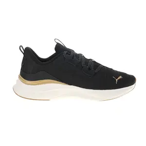 PUMA Womens Softride Harmony Lace Up Running Sneakers Shoes - Black