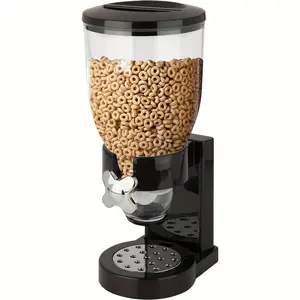 Dual Control Grain Dispenser: Large Capacity, Easy to Use, Suitable for Christmas, Halloween, Easter, Hanukkah, Thanksgiving - Perfect for Cereal, Nuts, Rice, Granola and More