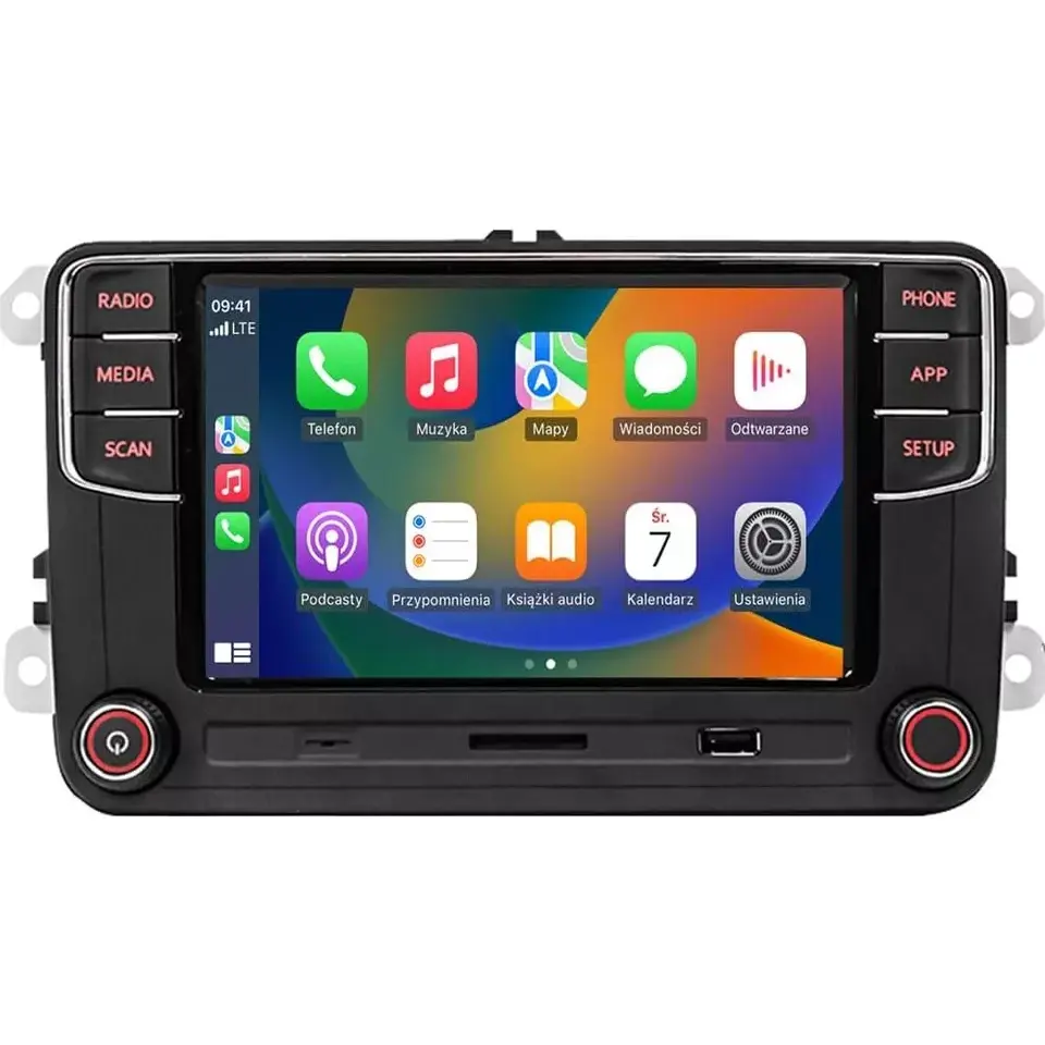 SCUMAXCON 6.5" Car Stereo Radio RCD360S RCD360 PROIII PRO3 RCD330 Carplay Wireless Carplay Bluetooth RVC USB SD for VW Golf mk5 mk6 Passat Polo Jetta EOS CC car play carplay screen
