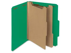 Smead Recycled Pressbrd 2-Dvdr Classfctn Folders