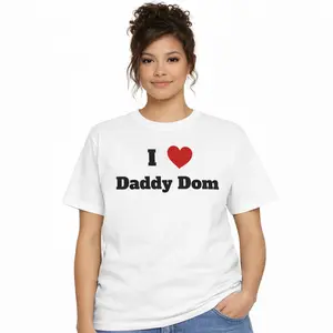 I Love Daddy Dom Shirt, Funny Relationship Meme Tee, Cute Graphic T-Shirt, Viral Trendy Shirt