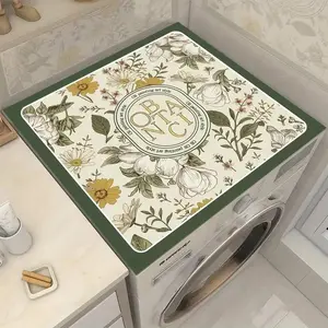 Botanic Dustproof Laundry Room Organizer Non-Slip Covers for Washer & Dryer Quick Drying Protection 16x12In/40x30Cm Home Use 16*12In/40*30Cm