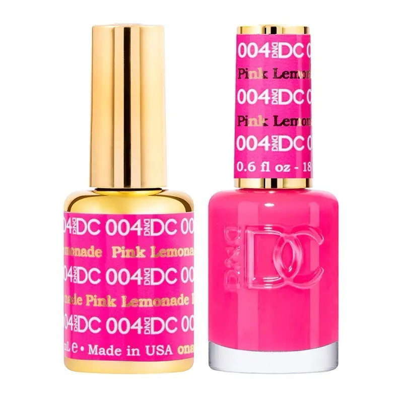 DND DC 004 PINK LEMONADE Gel and Lacquer Duo nail care nail art
