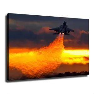 F-15 Jet Fighter Posters Canvas Print Wall Art Modern Picture Home Bedroom Decor Colorful Gifts Decoration Ornaments Photo Artistic
