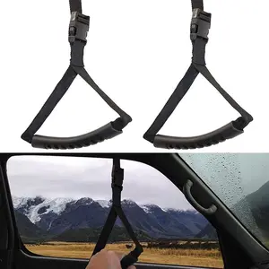 2 Pack Car Grab Handle Adjustable Safety Handle Vehicle Nylon Grip Assist Device