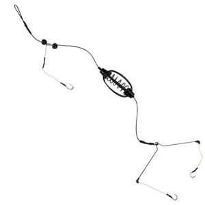 Carp Fishing Feeder Baits Cage Floating Bait Holder 15-35g Sea Fishing Line Group Feeder Sinker String Hook Tackle for Fishing