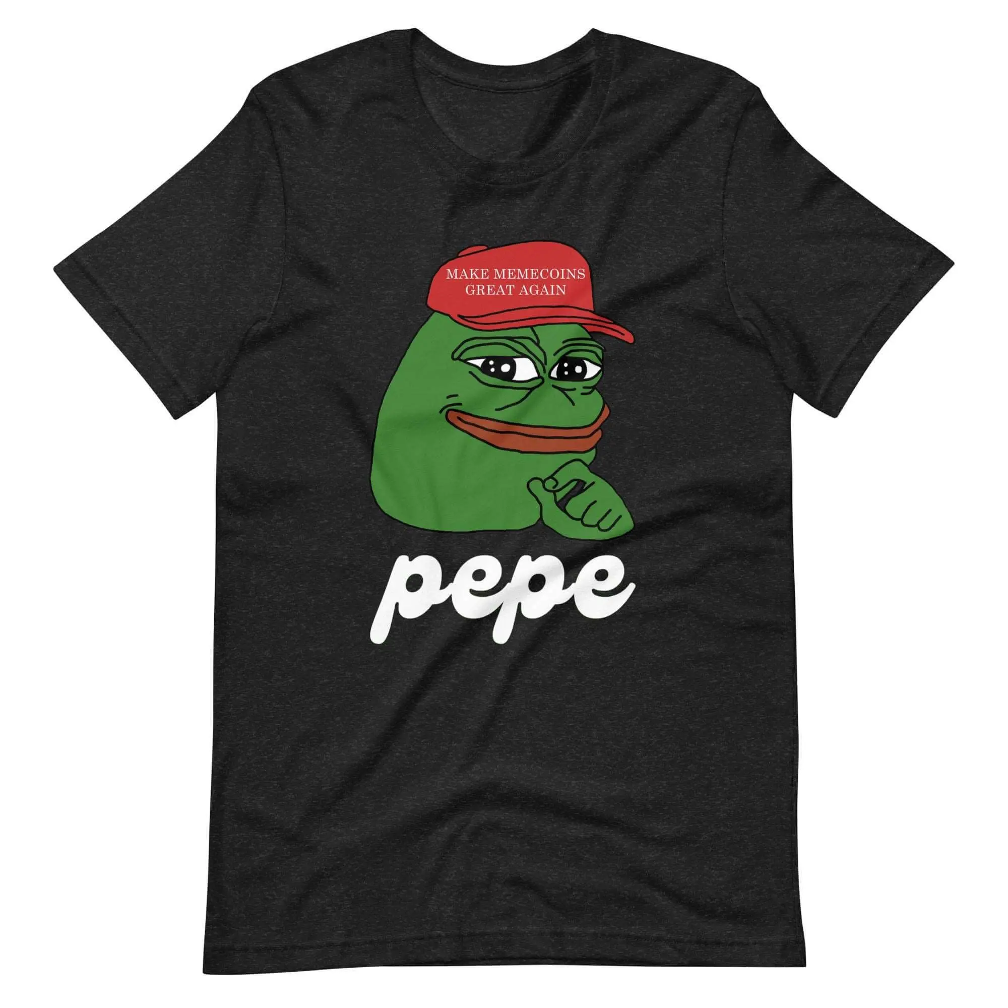 PEPE COIN MEME COIN CRYPTO UNISEX T-SHIRT