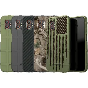 Case for Galaxy XCover 7 Pro, Nakedcellphone Rugged Shield Protective Cover [Anti-Fingerprint, Matte Grip Texture] for Samsung XCover7 Pro Phone (2025, SM-G766)