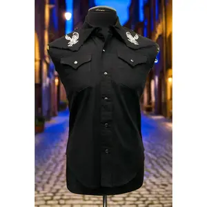 COWBOY SHIRT - SLEEVELESS W/ EAGLES