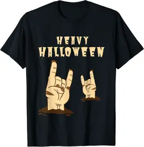 Funny Heavy Halloween Hand Scary Horror Arm T-Shirt - Janessaho Shop 63B0BKHC4Q1G