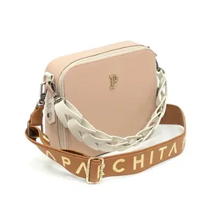 Women's Fashion Crossbody Bag - Cartera colombiana Parchita 100% cuero colombiano bolso bandolera cartera de cuero Flora Wallet