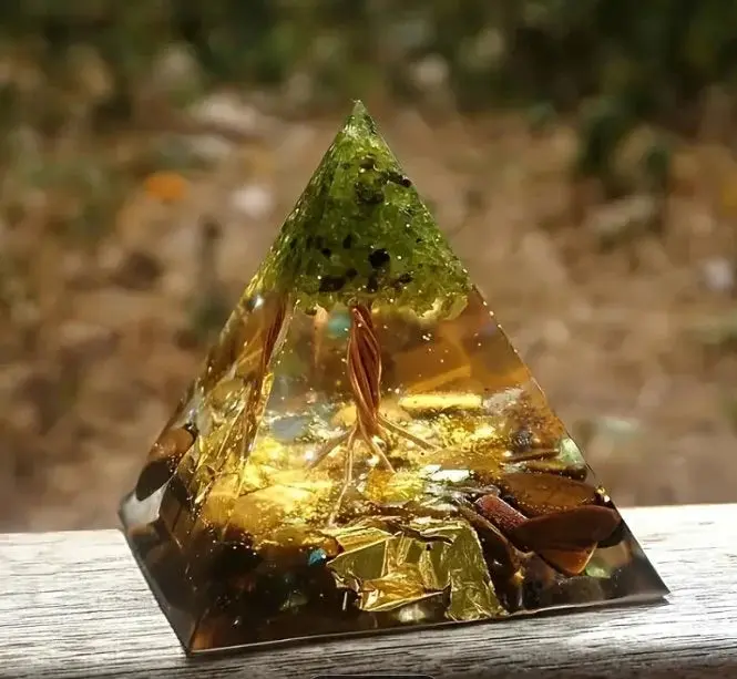 Tree of Life Orgone Pyramid