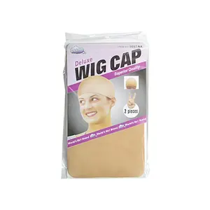 BrownBomb Wig Invisible Hair Net Hair Cover Hair Compression Cap With Two Ends Straight Bullet Head Long And Short Hair Universal Fixed Hair Cap For Woman