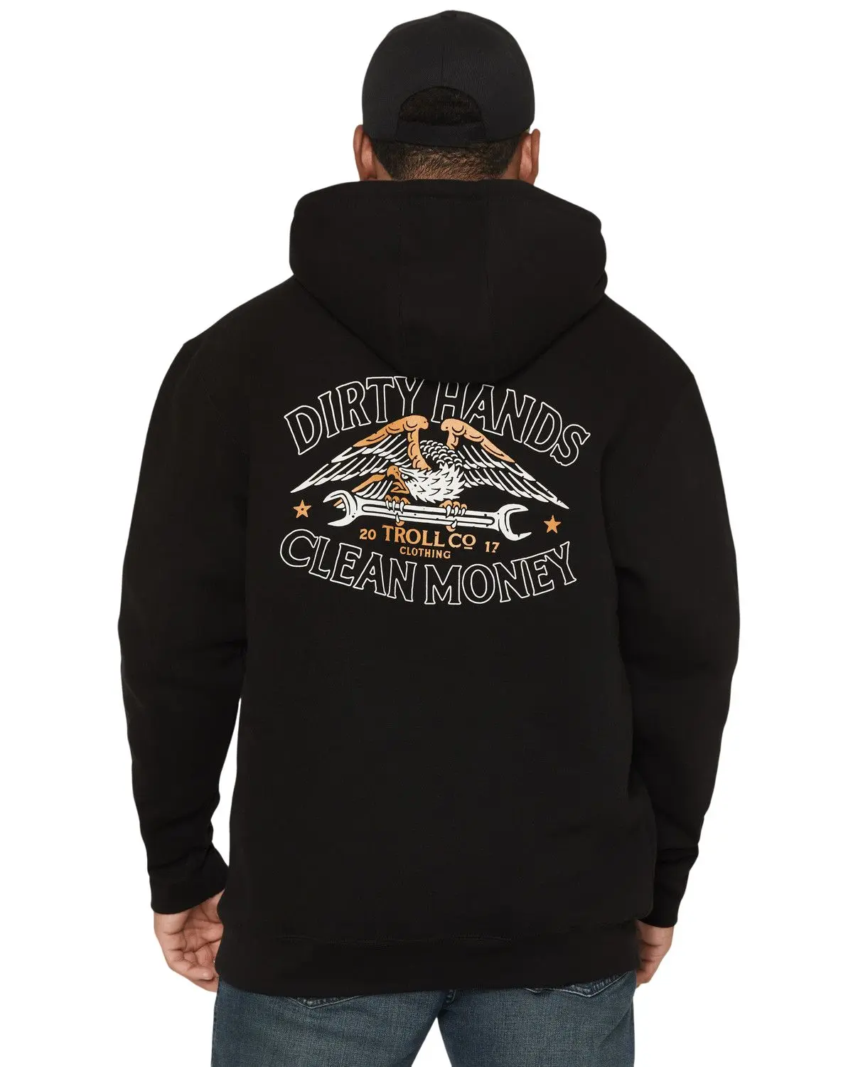 Troll Co Men's Men'S Dhcm Wing Spanner Hooded Sweatshirt - Tc2541
