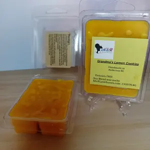 Grandma's Lemon cookies clam shell wax melts Freshener