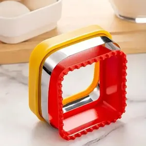 Sandwich Cutter, 1 Count Durable Square Bread Cutter, Baking Tool for Lunch Box Decoration, Kitchen Gadgets, Household Kitchen Products, Cookie Cutters Home