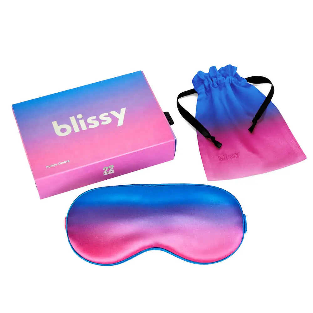 Ombre Sleep Mask - Purple