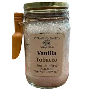 Petal & Infused Salt Bath • Epsom and Dead Sea • 12oz Handcrafted in Small Batch - Body Care Eucalyptus