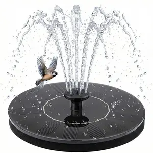 Solar Fountain, Floating Solar Water Pump for Bird Bath, Outdoor Water Fountain No Battery or Electricity Needed, Easy to Use for Garden, Pond, Patio