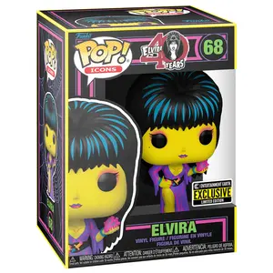 Funko POP! Elvira (Blacklight) Elvira 40 Years #68 [Entertainment Earth]