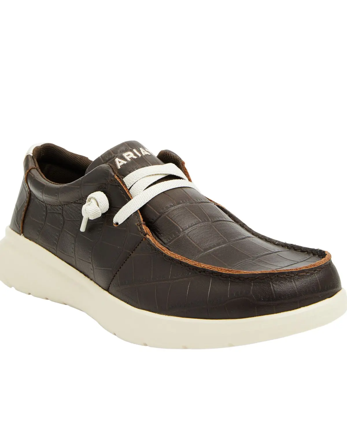 Ariat Men's Men'S Hilo Crocodile Print Casual Shoes Moc Toe - 10074178