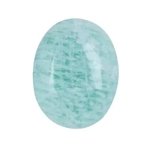 Natural Amazonite Palm Stone – Soothing Crystal for Calming Energy, Communication & Emotional Balance – Hand-Polished Tumbled Gemstone for Meditation, Reiki & Decor
