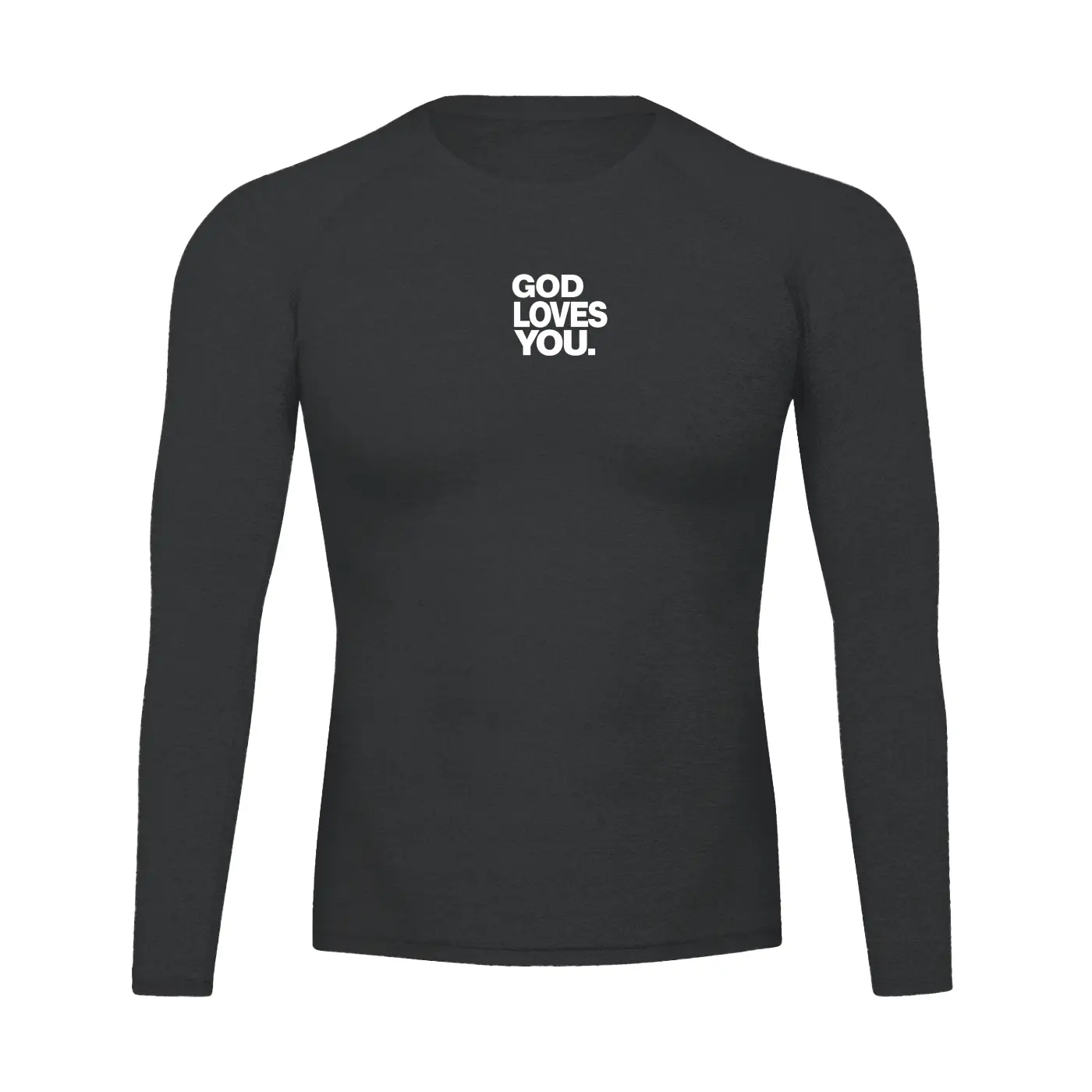 GLY Long Sleeve Black Compression Shirt