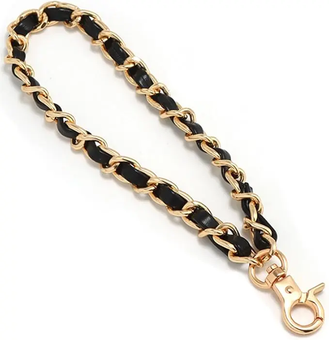Metal Phone Wrist Strap, Universal Cellphone Lanyard with Tether Tab, Hands-Free Anti Theft Phone Chain Wristlet