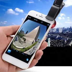1 Set 3In1 Mobile Phone Fish Eye+Wide Angle+Macro Lightweight Camera Lens For Universal Cell Phone Wide Angle Fisheye Wide Angle Leather Fabric Wide Angle Plastic Plastic Fisheye Leather