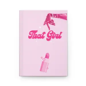 "That Girl" Pink Hardcover Journal Matte