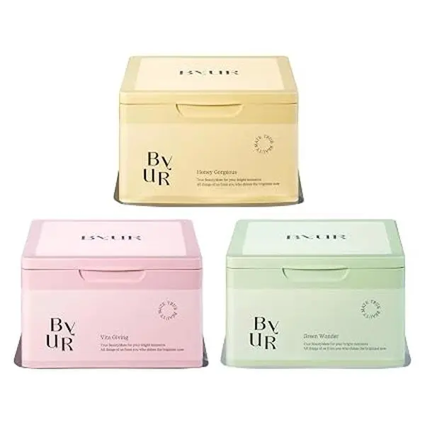 [ByUR] Daily Glass Skin Sheet Mask Bundle Set - 30 Sheets, Korean Skincare, Hydrating Moisturizer Serum, Soothing, Brightening, Firming, Pore Care, Hyaluronic Acid & Peptides, Lightweight, Allergen-Free, Flawless Dewy Glow, Nourishment, Daily Use, Hydrate