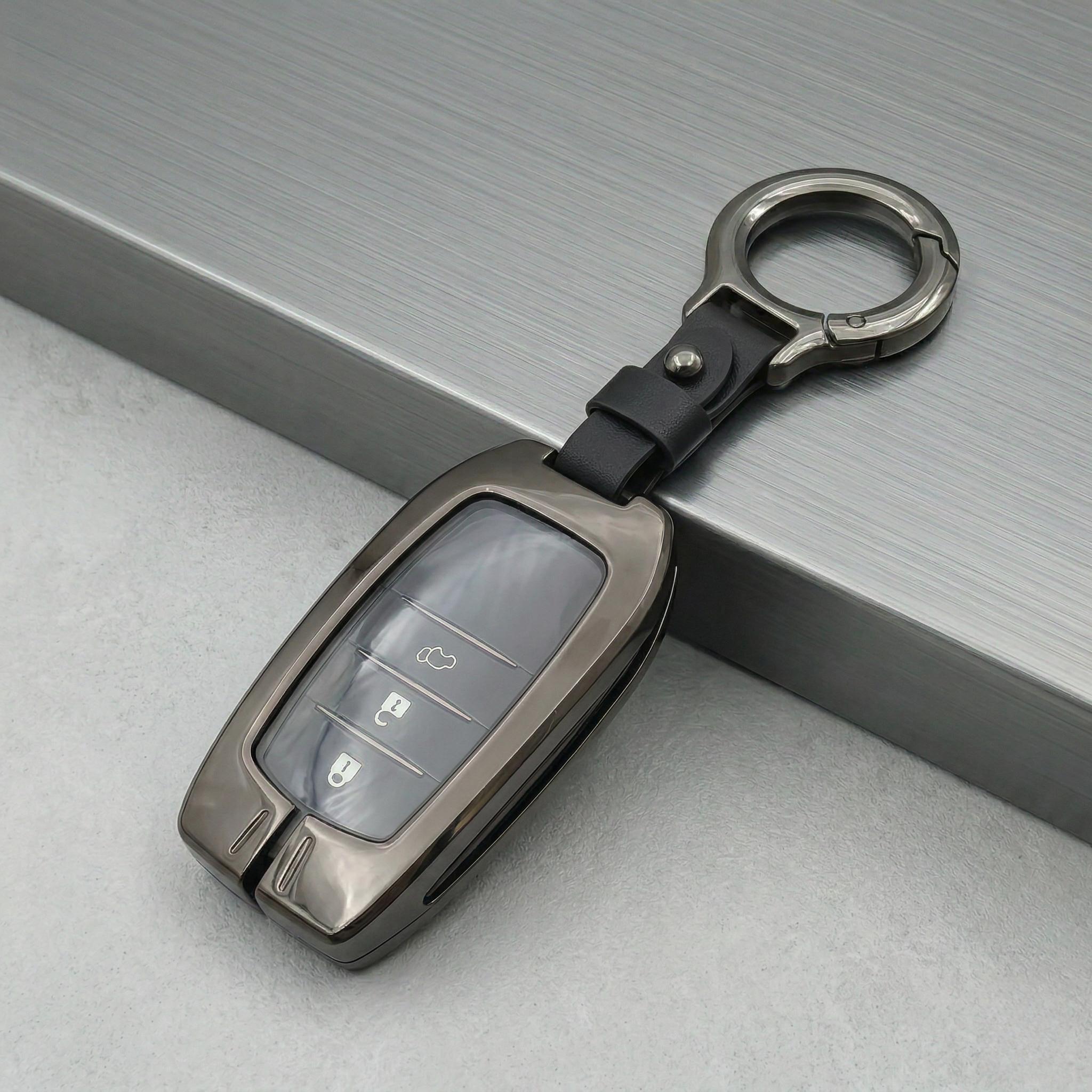 Personalized Horseshoe Car Keychain, Lucky Camper Key Ring, Durable Mini Keychain