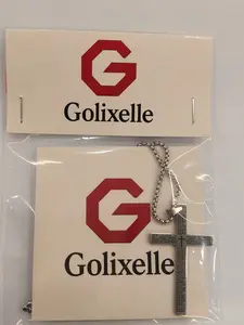 G Golixelle Stainless Steel Cross Charm Necklace - Daily Wear Sautoir with Bible Verse Engraving, Unisex Costume Jewelry with 24-in Chains, Ideal Gift for Special Occasions,summervibes