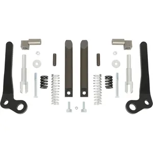 Left & Right Lever Kit Compatible with Bobcat 630 631 632 641 642 643 645 653 751 753 763 773 7753 S130 S220 S250 S300 Replacement for 6724776 6724775 Bob-Tach Lever Steel Black