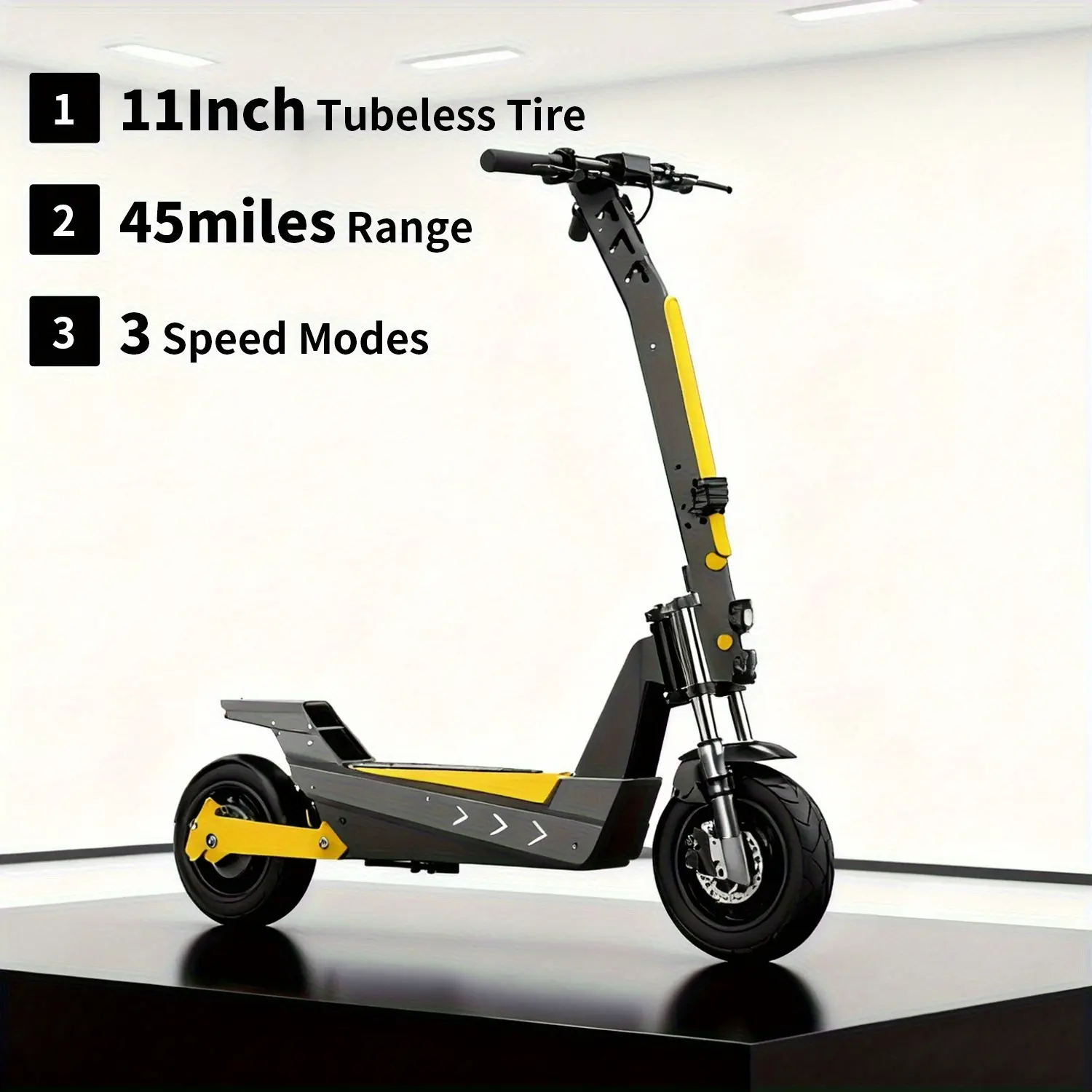 Tomofree Electric Scooter, 60V 35Ah 11-inch Tires, 3-speed, with A Range Of About 75 Miles, Long-range, Suitable for Adults, Ideal for City Commuting, Outdoor Camping, And Adventure Travel, Surprising Birthday Gift