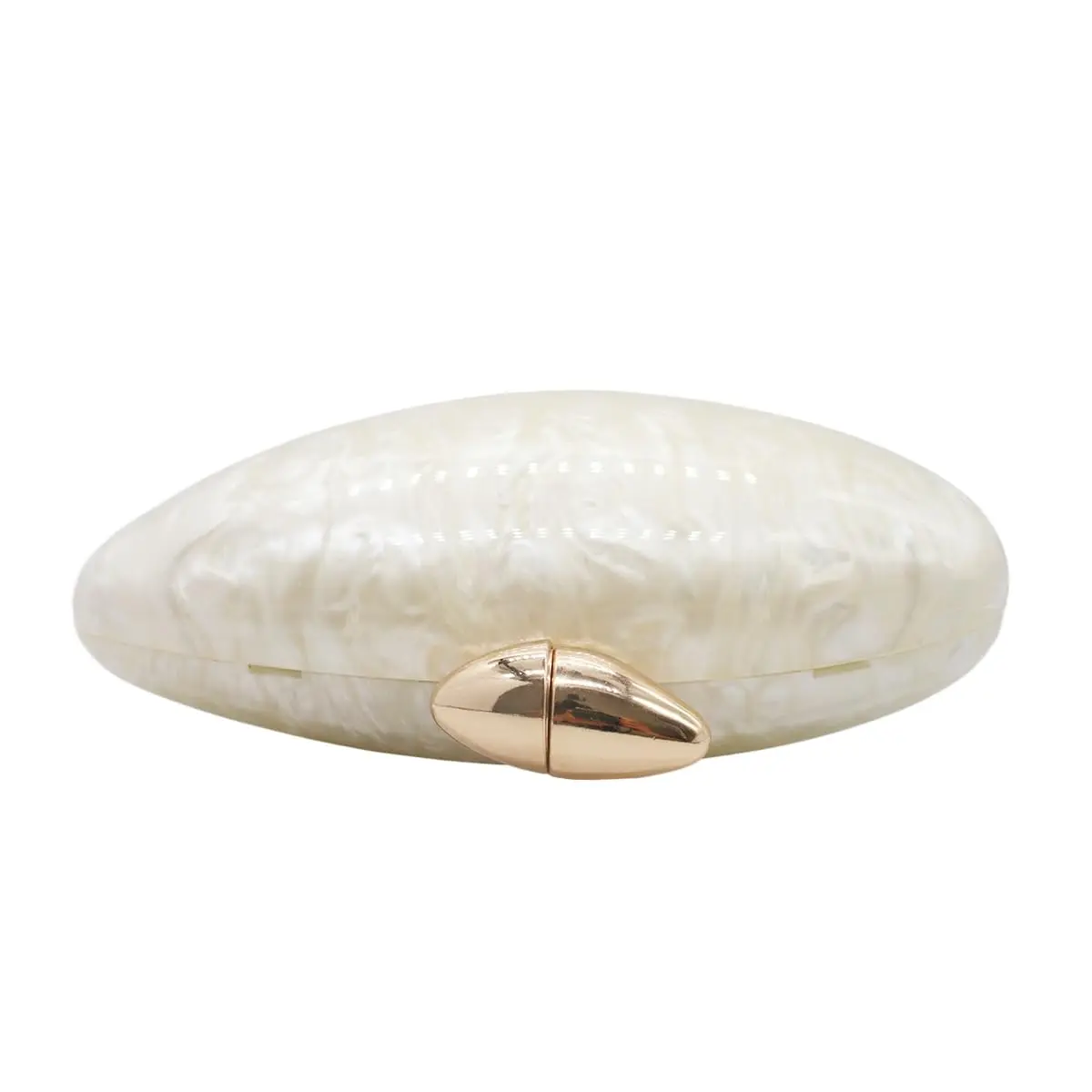 Women Seashell Clutch Acrylic Crossbody Evening Bag Top-Handle Gift Shell Shape Acrylic Clutch Trendy Metallic Acrylic Evening  main image 2