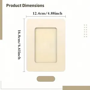 40 Minimalist Unfinished Wooden Rectangular Photo Frame Set, 12.4cm x 16.8cm DIY Desktop Display Frames, Easy Assembly & Personalization Shadow Box for Home Decor, Ideal Gift
