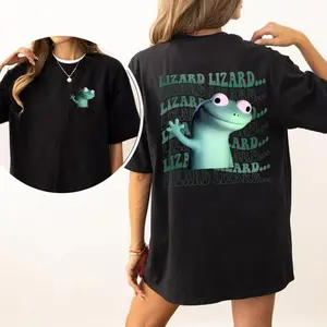 ( Double Side )TikTok Trending Outfit Funny Meme Lizard Lizard Lizard Shirt, Trending T shirt,Funny Graphics Shirt, Unisex