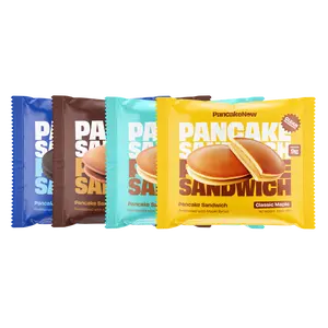 Sample Pack - Assorted Pancake Sandwiches - Cookies & Cream, Chocolate Peanut Butter, Cinnamon Bun, Classic Maple
