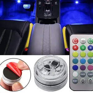 Waterproof Colorful LED Lights- Car Interior Accesssories/ Indoor Accessories w/ Remote Control
