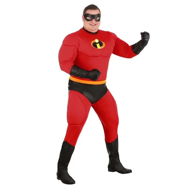 Plus Size Disney Incredibles Deluxe Mr. Incredible Costume (© Disney) (© Disney/Pixar)