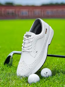 Men's Professional Golf Shoes, Sports Shoes, Comfortable No-Nail Design, Ideal for Outdoor Activities and Walking, All-Day Wear, Perfect for Golf Enthusiasts