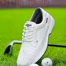 Men's Professional Golf Shoes, Golf Casual Shoes, Sports Shoes, Athletic Shoes, Comfortable No-Nail Design, Ideal for Outdoor Activities and Walking, All-Day Wear, Perfect for Golf Enthusiasts