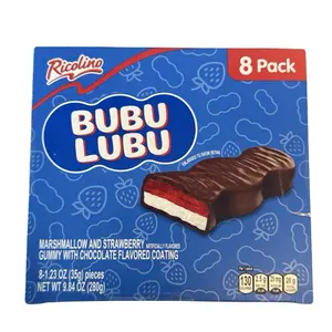 Bubu Lubu 8-Pack Marshmallow, Strawberry Gummy, and Chocolate  Snack