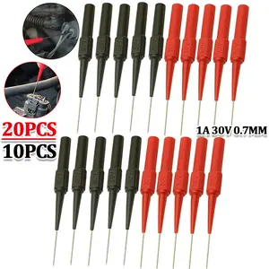 10/20pcs Insulation Piercing Needle Non-destructive Multimeter Test Probes Red/Black 30V Measuring Device For Banana Plug 2026 For your cars