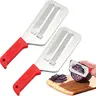 Stainless Steel Shredder Knife, Double-Layer Slicer Multifunctional Vegetable Cutter Cabbage Slicer shredder, Sharp Blades Durable Julienne Cutter, Easy to Clean Stainless Steel Grater,A Great Kitchen Helper