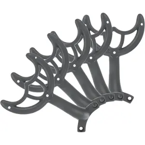 Ceiling Fan Blades Arms Replacement 5 Pcs 52" Fan Blade Replacement Parts Mounting Bracket Kit for Replacing Worn Fan Blades Grey